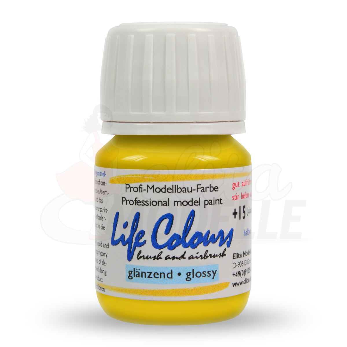 TRISTARcolor Lackstift RAL 1021 Kadmiumgelb Glänzend – 50 Ml, Schnelltrocknend, Für Viele Oberflächen