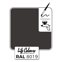 Life Colours RAL 8019 Graubraun seidenmatt 15 ml