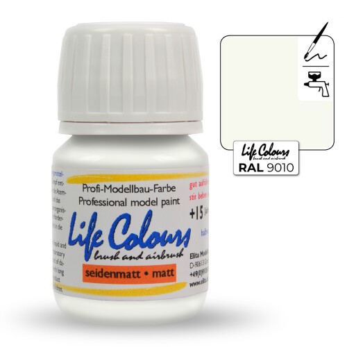 Life Colours RAL 9010 Reinweiß