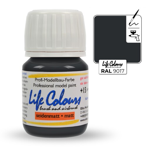 Life Colours RAL 9017 Verkehrsschwarz