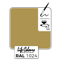 Life Colours RAL 1024 Ockergelb seidenmatt 15 ml