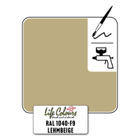 Life Colours RAL 1040-F9 Lehmbeige matt 24 ml