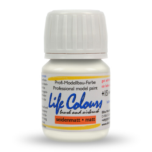 Life Colours RAL 9012 Reinraumweiß seidenmatt 15 ml
