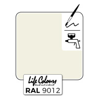 Life Colours RAL 9012 Reinraumweiß seidenmatt 15 ml