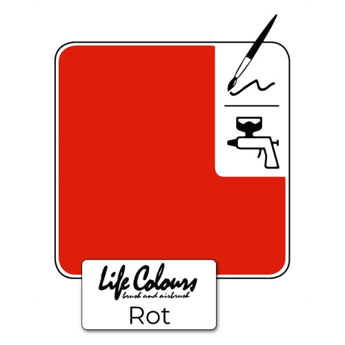 Life Colours Rot seidenmatt 100 ml