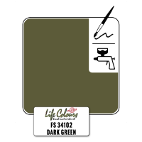 Life Colours FS 34102 Dark Green matt 15 ml