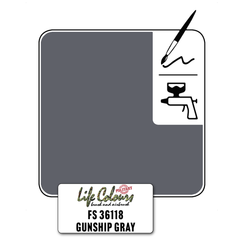 Life Colours FS 36118 Gunship Gray matt 15 ml