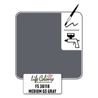 Life Colours FS 36118 Medium Gunship Gray matt 15 ml