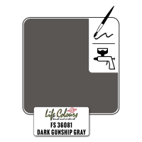 Life Colours FS 36081 Dark Gunship Gray matt 24 ml