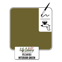 Life Colours FS 34151 Interior Green matt 15 ml
