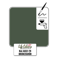 Life Colours RAL 6031-F9 Bronzegrün