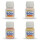 Life Colours Hautfarben-Bundle Hell seidenmatt, 4 Stück