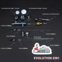 Airbrush All-in-One Komplettset