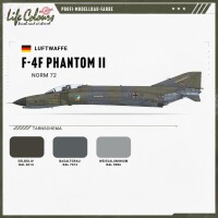 Life Colours Farb-Set Luftwaffe Tarnschema Norm 62, 72 & 76