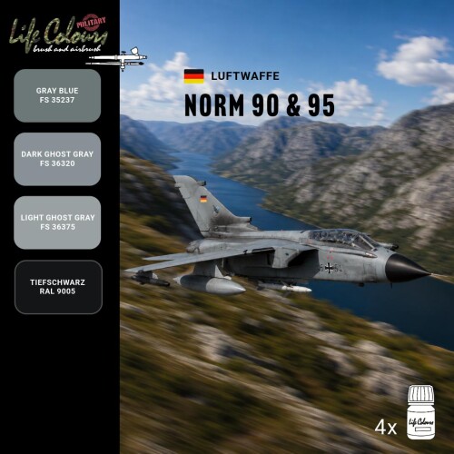 Life Colours Farb-Set Luftwaffe Tarnschema Norm 90J & Norm 95