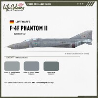 Life Colours Farb-Set Luftwaffe Tarnschema Norm 90J & Norm 95