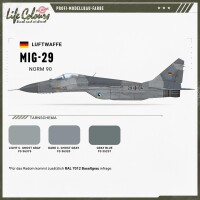 Life Colours Farb-Set Luftwaffe Tarnschema Norm 90J & Norm 95