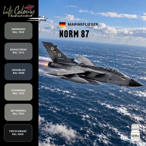 Life Colours Farb-Set Marineflieger Tarnschema Norm 87