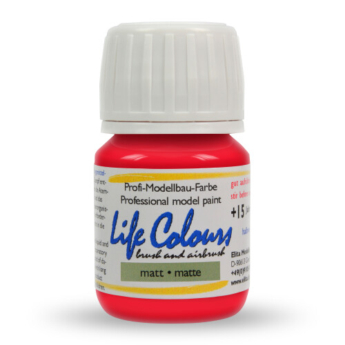 Life Colours RAL 3026 Leuchthellrot
