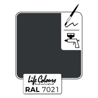 Life Colours RAL 7021 Schwarzgrau seidenmatt 15 ml