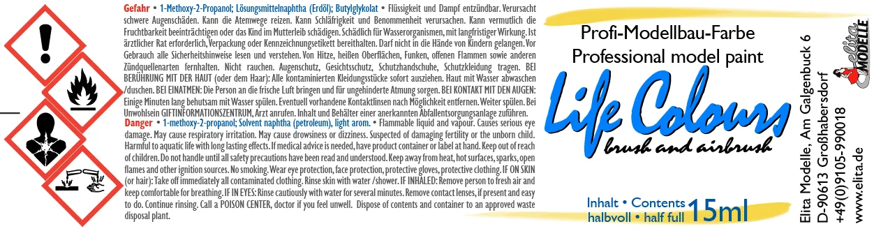 Elita Life Colours Etikett Label