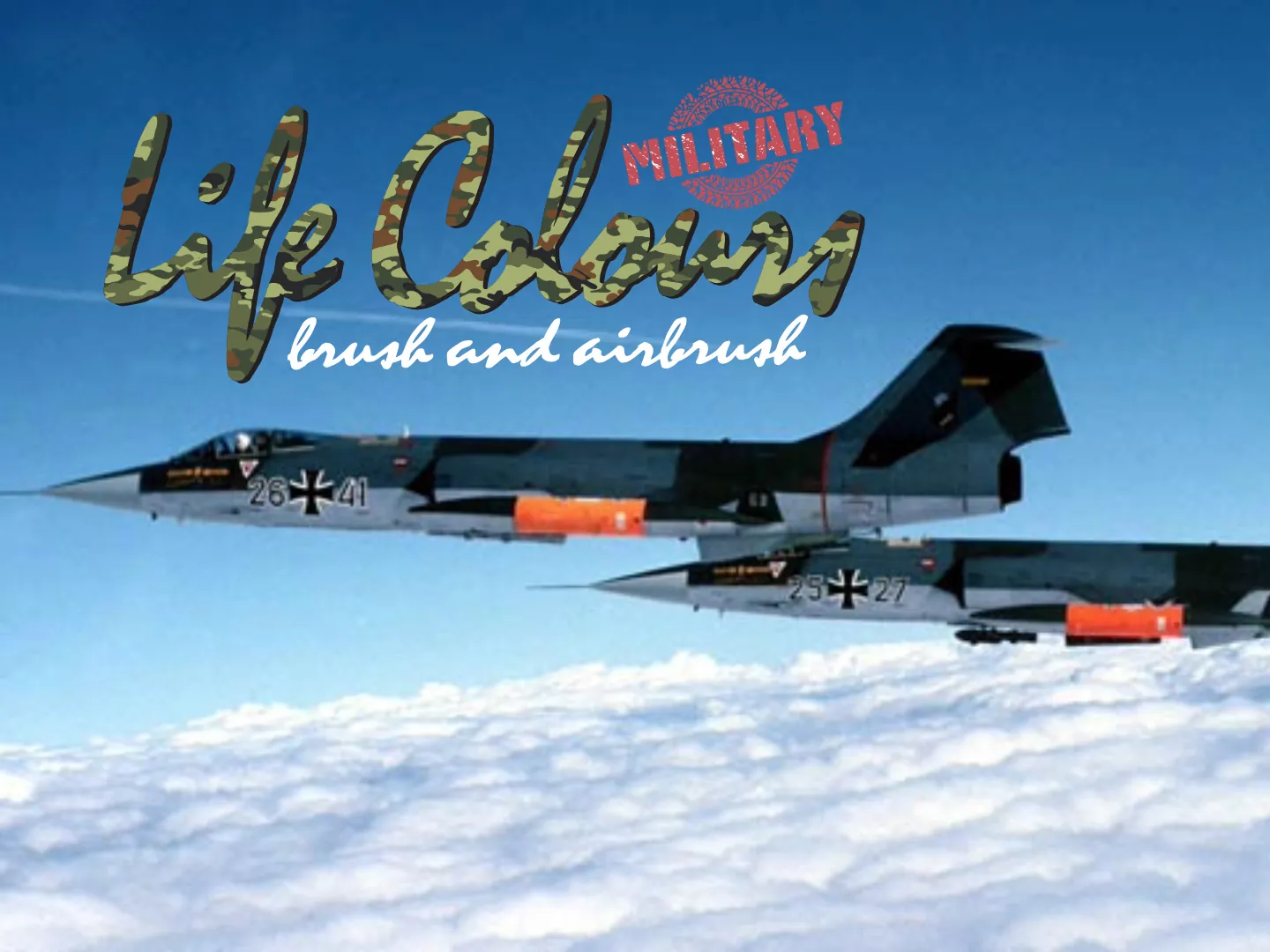 Bild einer F104G Starfighter als Banner für Modellbausets